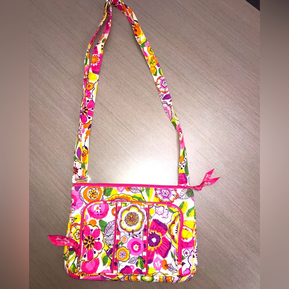 Vera Bradley Crossbody Purse in Clementine Pink